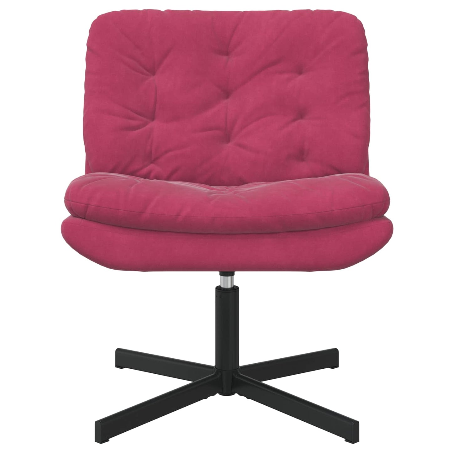 Swivel Relaxing Chair Wine Red 63 x 75 x 76 cm Velvet