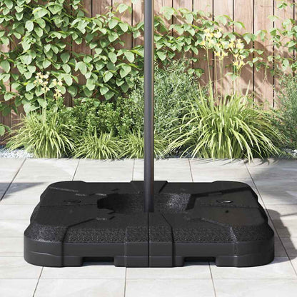 Cantilever Umbrella Base Black 88.5 x 88.5 x 12 cm