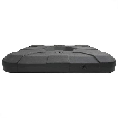 Cantilever Umbrella Base Black 88.5 x 88.5 x 12 cm