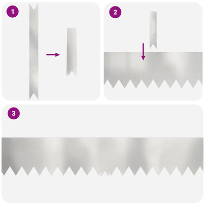 Lawn Edging 50 pcs Silver 100 x 0.05 x 20 cm Stainless Steel