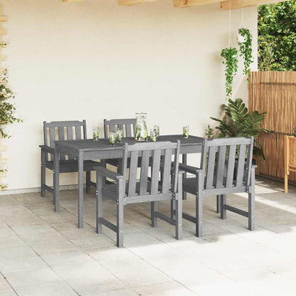 Garden Chair 4 pcs Light Grey 65.5 x 59 x 88 cm Polyethylene