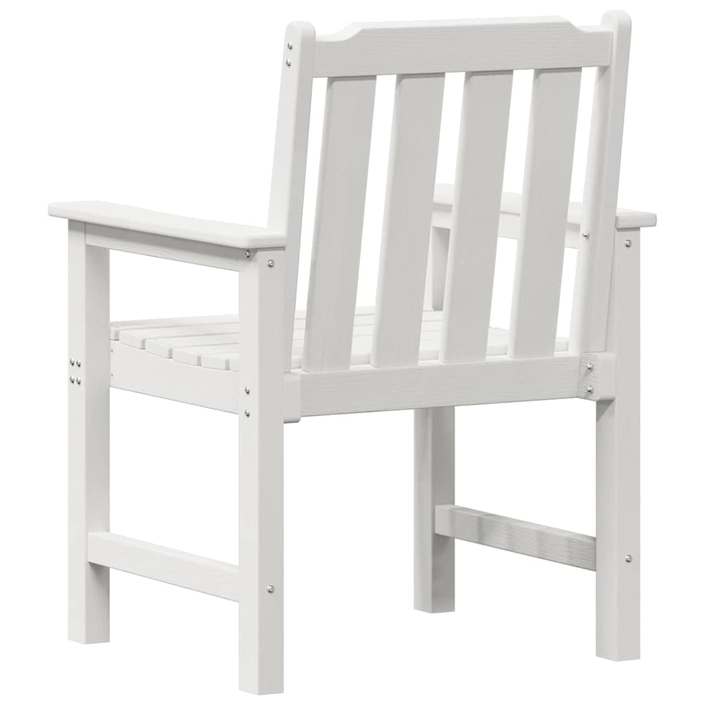 Garden Chair 6 pcs White 65.5 x 59 x 88 cm Polyethylene