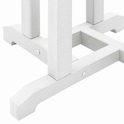 Garden Bar Set 3 pcs White HDPE