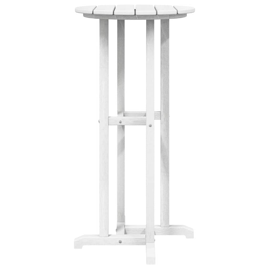 Garden Bar Set 3 pcs White HDPE