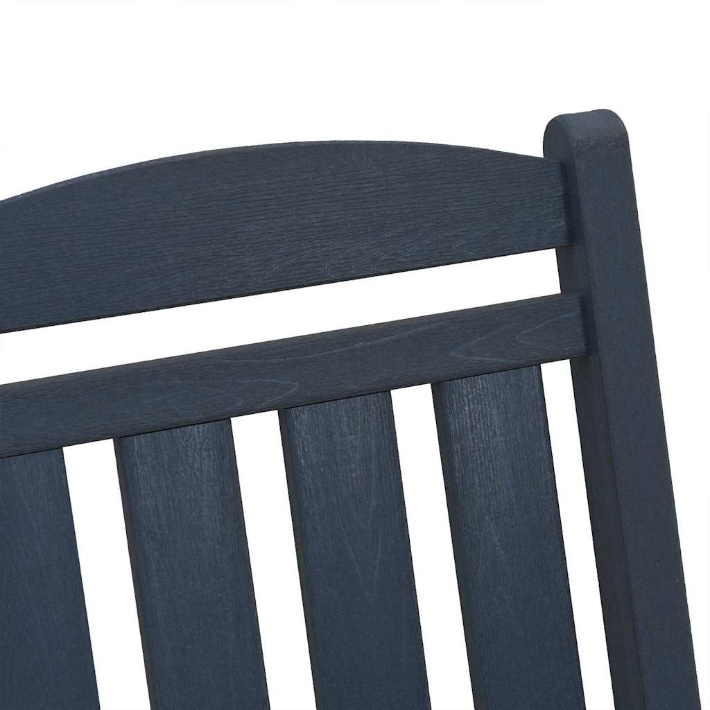 Rocking Chair 2 pcs Navy 92 x 70 x 108 cm Polyethylene
