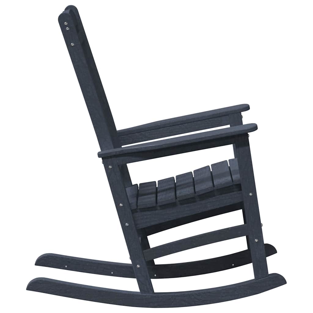 Rocking Chair 2 pcs Navy 92 x 70 x 108 cm Polyethylene