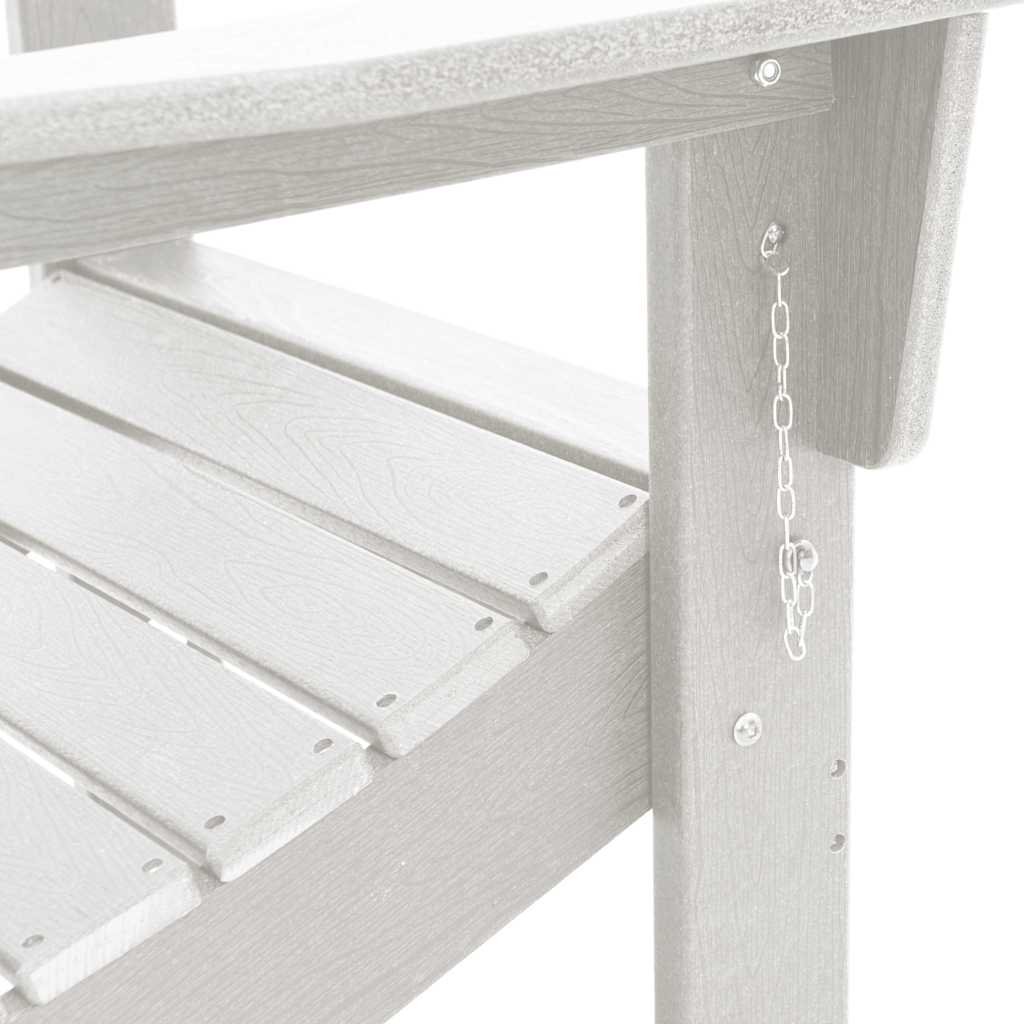 Garden Chair 2 pcs White 80.5 x 74.5 x 92 cm Polyethylene