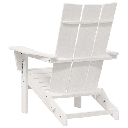 Garden Chair 2 pcs White 80.5 x 74.5 x 92 cm Polyethylene