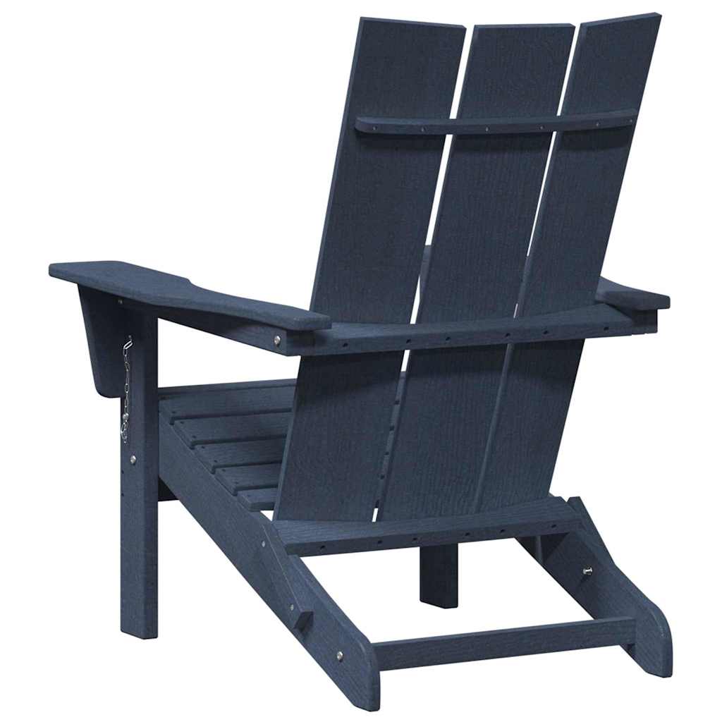 Garden Chair 2 pcs Navy 80.5 x 74.5 x 92 cm Polyethylene