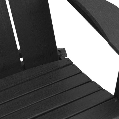 Garden Chair 3 pcs Black 80.5 x 74.5 x 92 cm Polyethylene