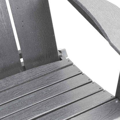 Garden Chair 3 pcs Light Grey 80.5 x 74.5 x 92 cm Polyethylene