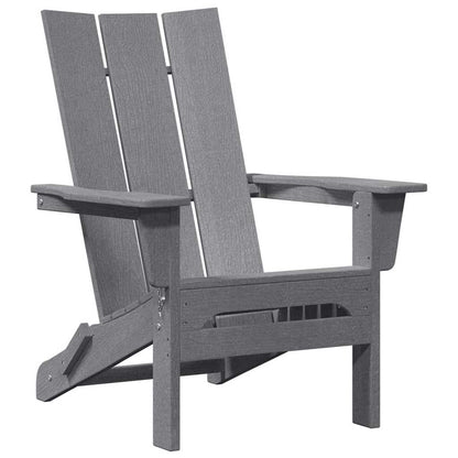 Garden Chair 3 pcs Light Grey 80.5 x 74.5 x 92 cm Polyethylene