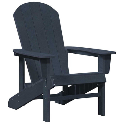 Garden Chair 2 pcs Navy 82 x 74 x 92 cm Polyethylene