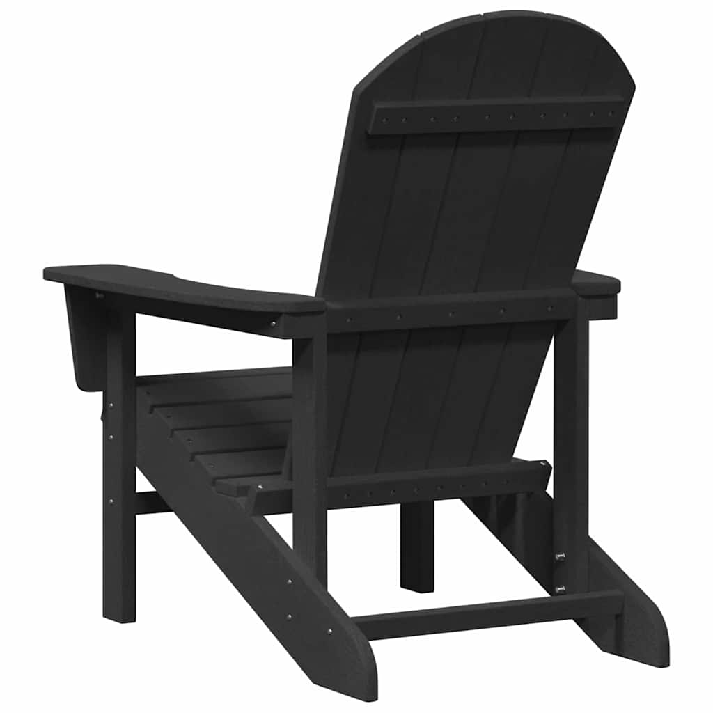 Garden Chair 2 pcs Black 82 x 74 x 92 cm Polyethylene