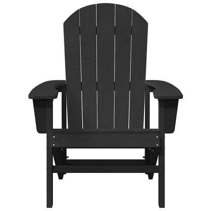 Garden Chair 2 pcs Black 82 x 74 x 92 cm Polyethylene