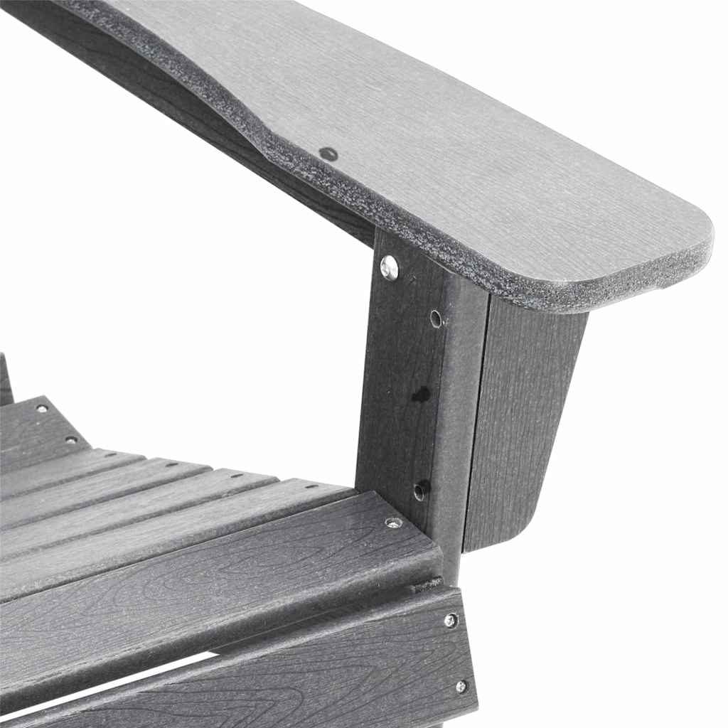 Garden Chair 2 pcs Light Grey 82 x 74 x 92 cm Polyethylene