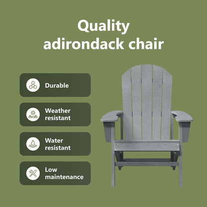 Garden Chair 2 pcs Light Grey 82 x 74 x 92 cm Polyethylene