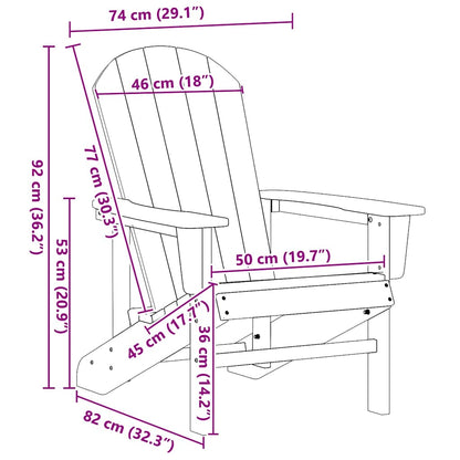 Garden Chair 2 pcs Light Grey 82 x 74 x 92 cm Polyethylene