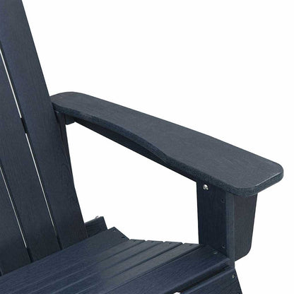 Adirondack Rocking Chairs 2 pcs Navy Blue HDPE