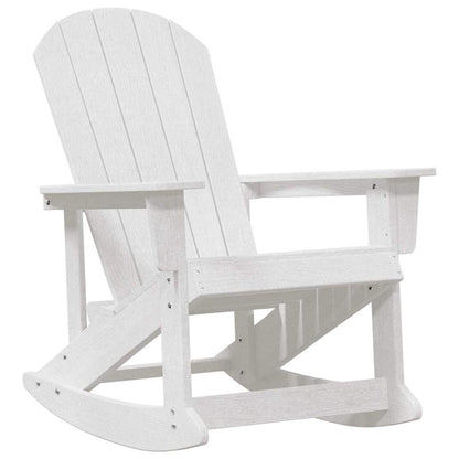 Garden Lounge Set 3 pcs White HDPE