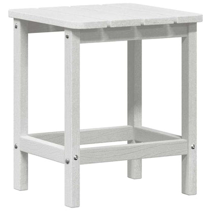 Garden Lounge Set 3 pcs White HDPE