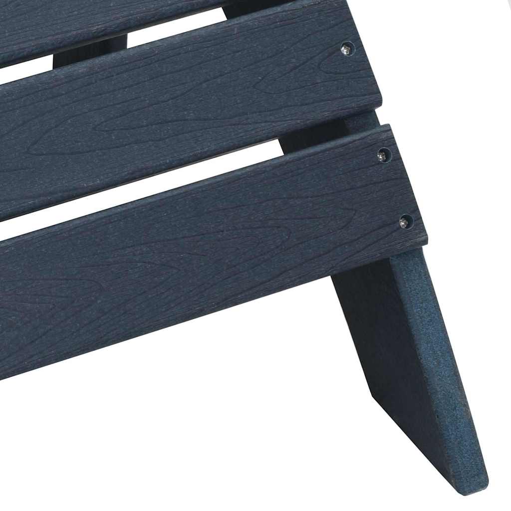 Garden Chair 2 pcs Navy 83 x 74 x 92 cm Polyethylene