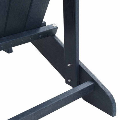 Garden Chair 2 pcs Navy 83 x 74 x 92 cm Polyethylene