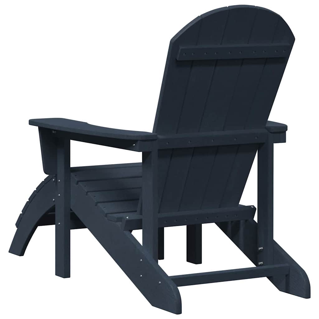 Garden Chair 2 pcs Navy 83 x 74 x 92 cm Polyethylene