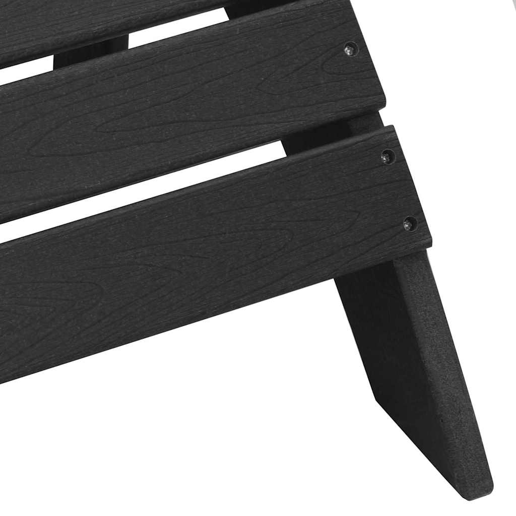 Garden Chair 2 pcs Black 83 x 74 x 92 cm Polyethylene
