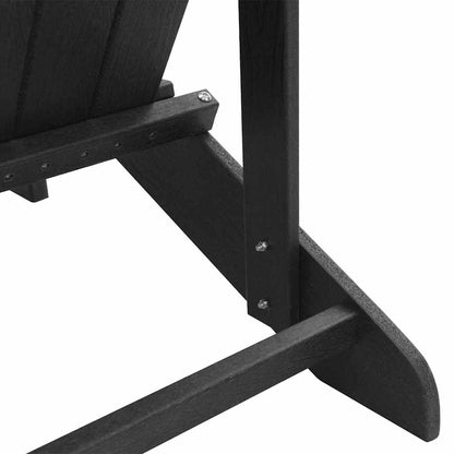 Garden Chair 2 pcs Black 83 x 74 x 92 cm Polyethylene