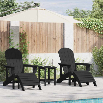 Garden Chair 2 pcs Black 83 x 74 x 92 cm Polyethylene