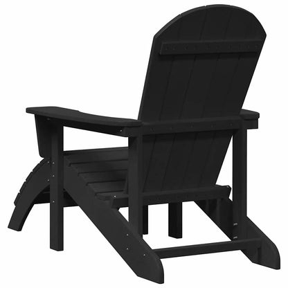 Garden Chair 2 pcs Black 83 x 74 x 92 cm Polyethylene