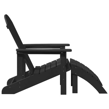 Garden Chair 2 pcs Black 83 x 74 x 92 cm Polyethylene