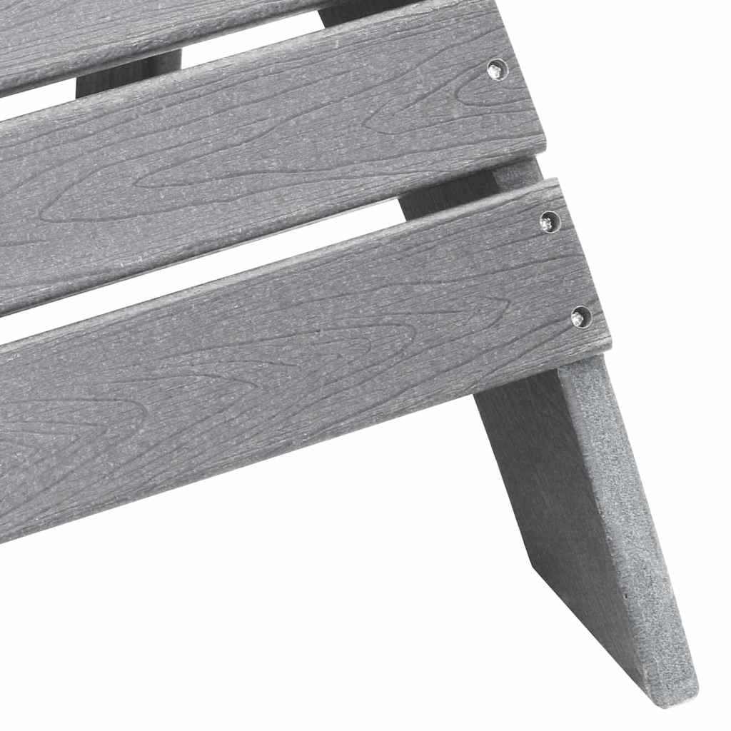 Garden Chair 2 pcs Light Grey 83 x 74 x 92 cm Polyethylene