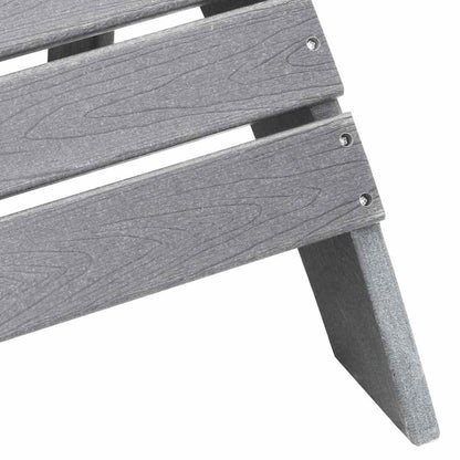 Garden Chair 2 pcs Light Grey 83 x 74 x 92 cm Polyethylene