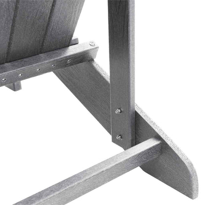 Garden Chair 2 pcs Light Grey 83 x 74 x 92 cm Polyethylene