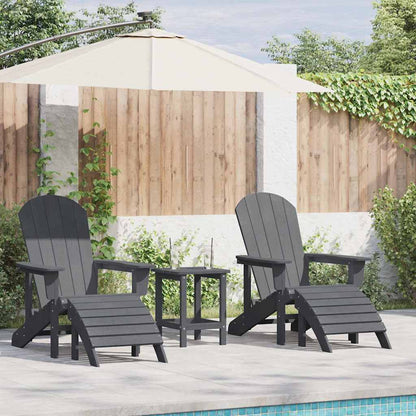 Garden Chair 2 pcs Light Grey 83 x 74 x 92 cm Polyethylene