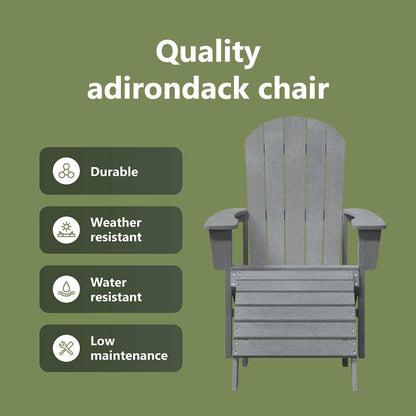 Garden Chair 2 pcs Light Grey 83 x 74 x 92 cm Polyethylene