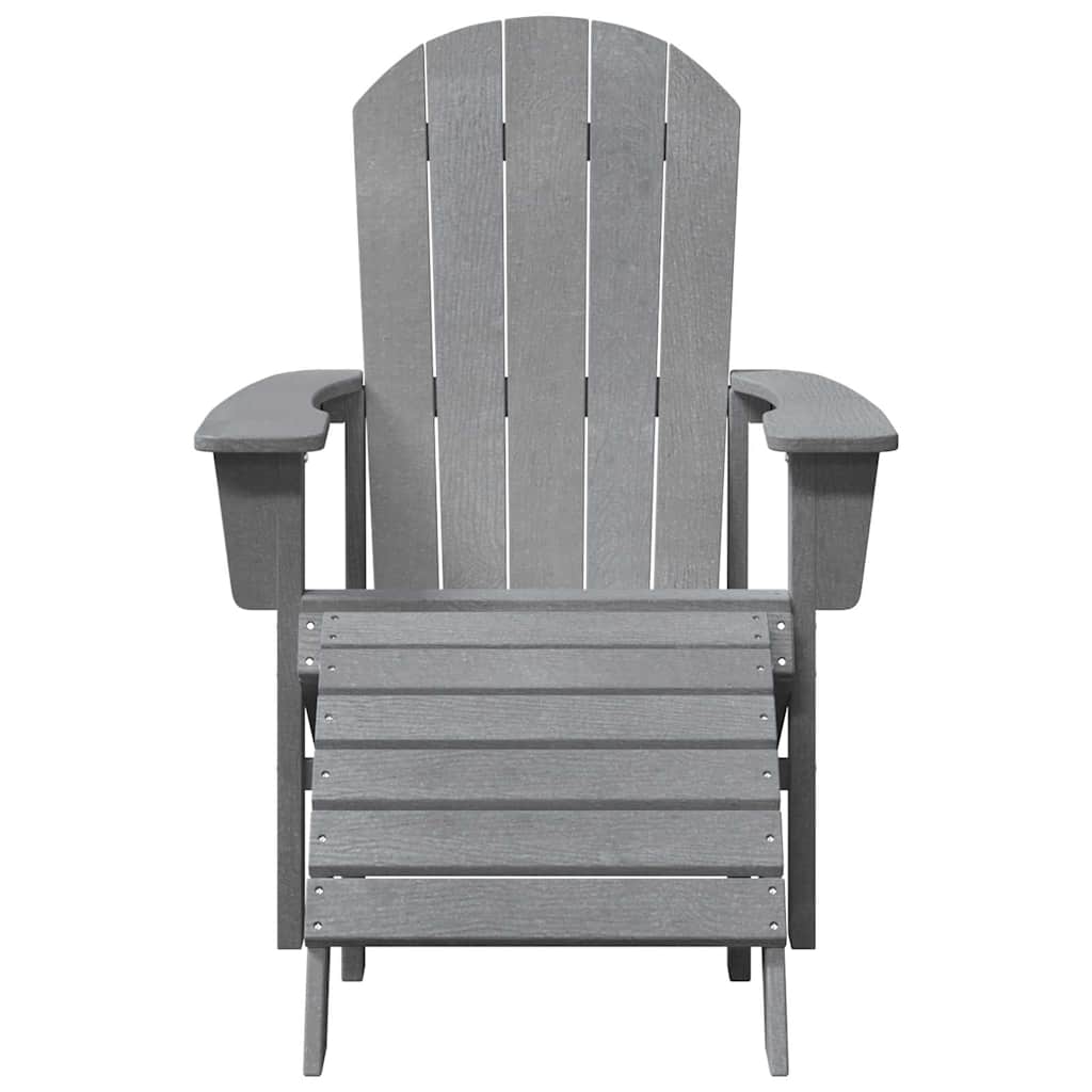 Garden Chair 2 pcs Light Grey 83 x 74 x 92 cm Polyethylene