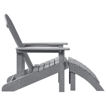Garden Chair 2 pcs Light Grey 83 x 74 x 92 cm Polyethylene