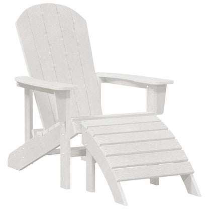 Garden Chair 3 pcs White Polyethylene