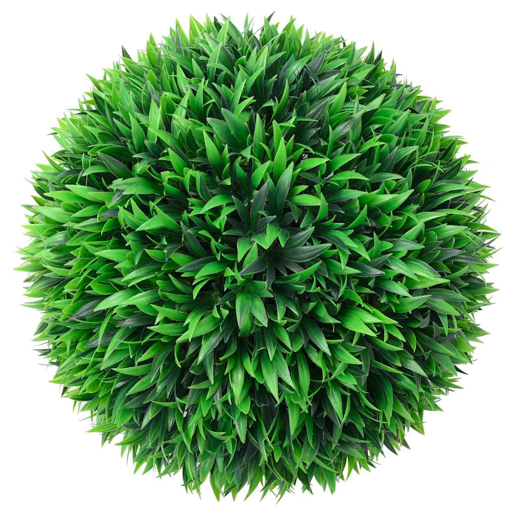 Artificial Boxwood Balls with LED Lights - 2 pcs Green 38 cm for a lovely indoor and outdoor decor.