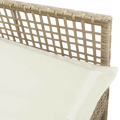Garden Chair 2 pcs Beige 55 x 53 x 85 cm Poly Rattan