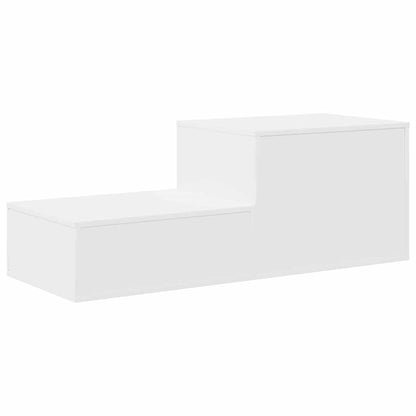 Storage Cabinet 2 pcs White 127 x 41 x 40 cm Engineered Wood