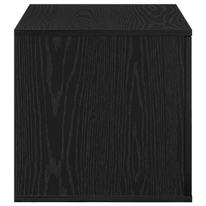 Storage Cabinet 2 pcs Black Oak 127 x 41 x 40 cm