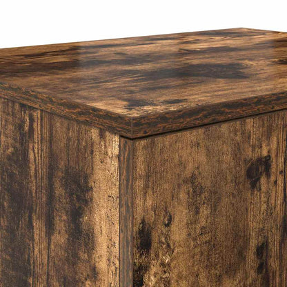 Storage Cabinet 2 pcs Smoked Oak 127 x 41 x 40 cm