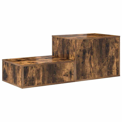 Storage Cabinet 2 pcs Smoked Oak 127 x 41 x 40 cm