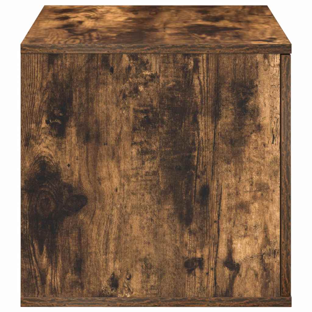 Storage Cabinet 2 pcs Smoked Oak 127 x 41 x 40 cm