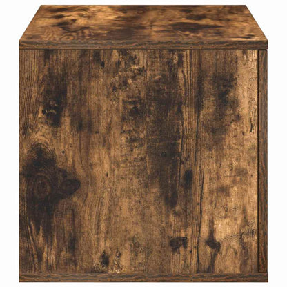 Storage Cabinet 2 pcs Smoked Oak 127 x 41 x 40 cm