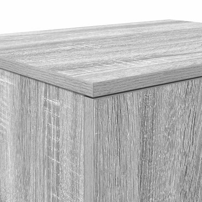 Storage Cabinet 2 pcs Grey Sonoma 127 x 41 x 40 cm